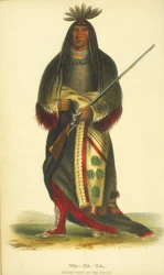 Wa-Na-Ta, Großhäuptling der Sioux, 1848